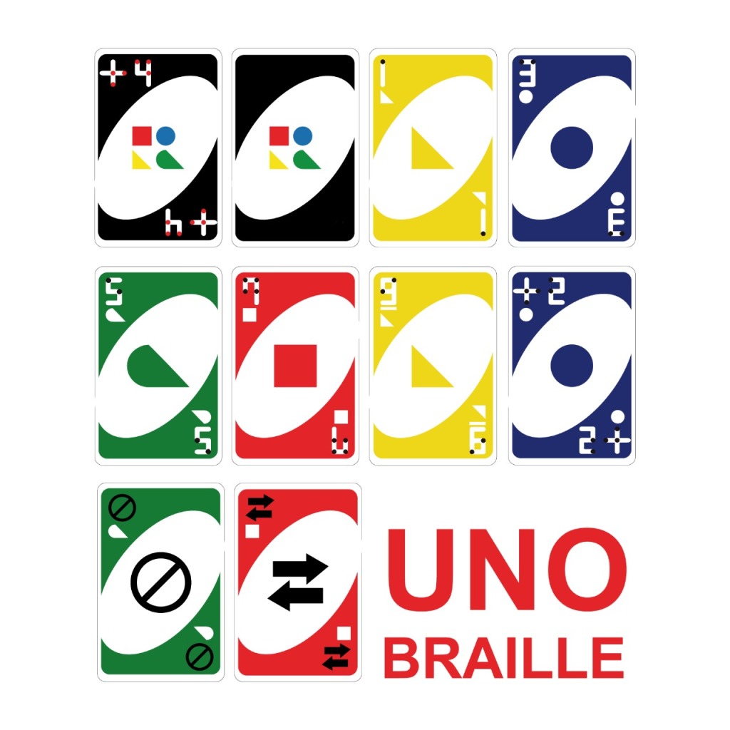 Jogo UNO lança baralho em braille acessível para deficientes visuais